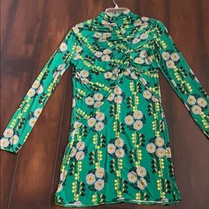 Long sleeves Zara floral mini dress in S.